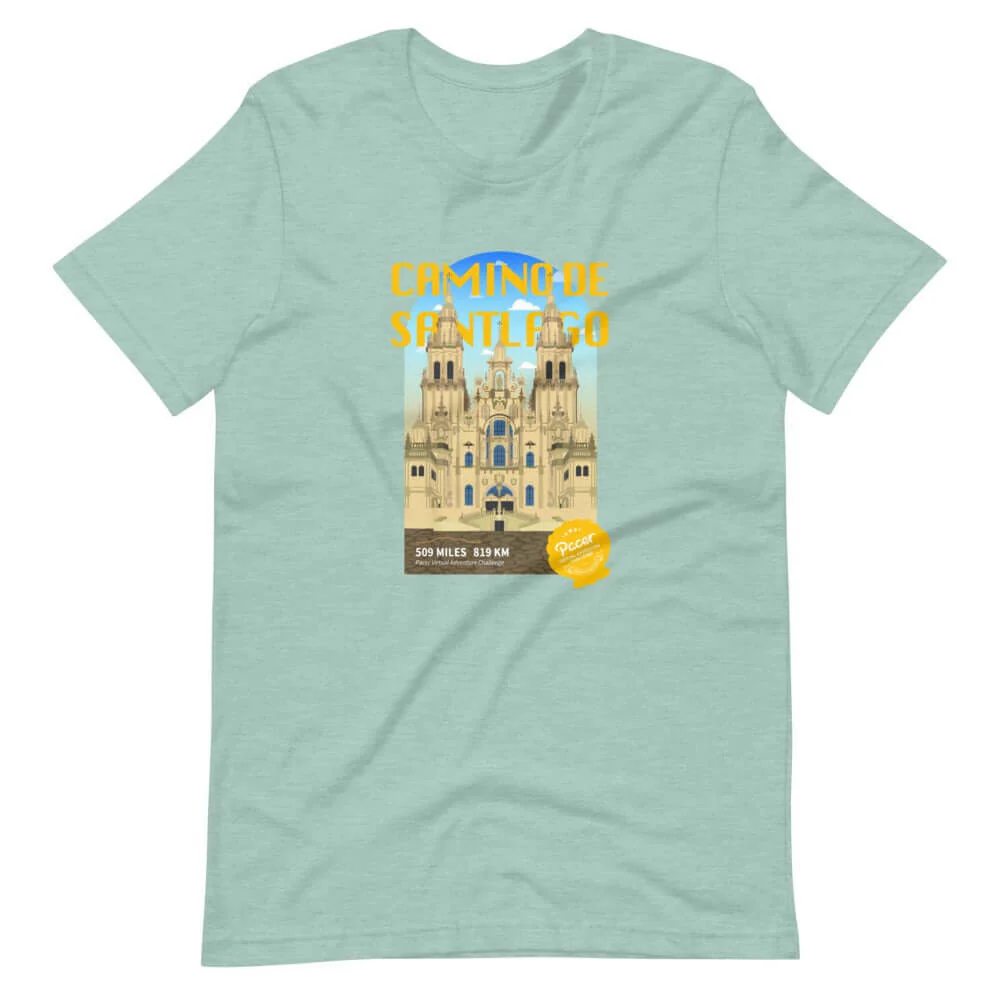 Camino de Santiago Virtual Challenge Unisex T-Shirt - Image 4