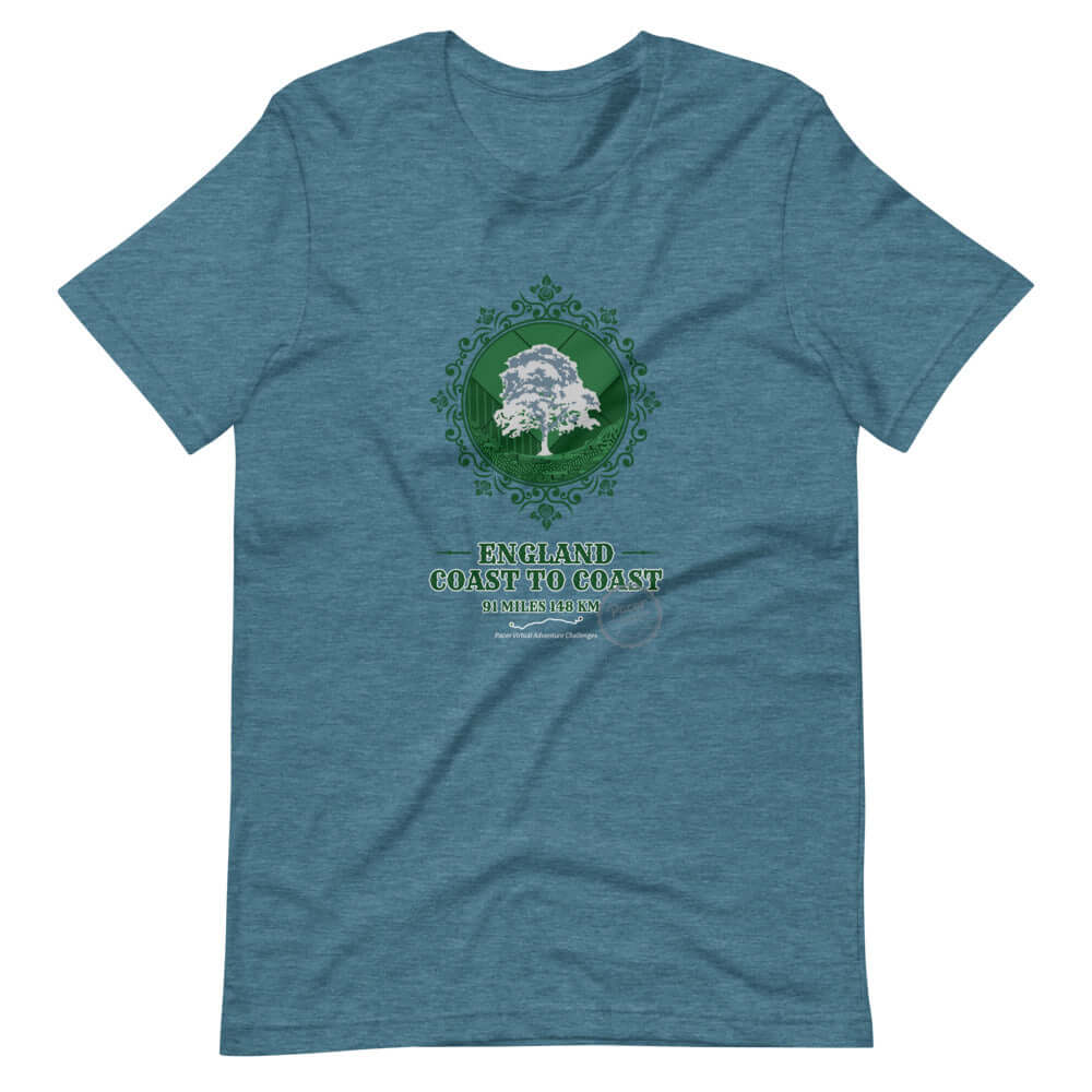 England Coast to Coast Virtual Challenge Unisex T-Shirt - Image 3