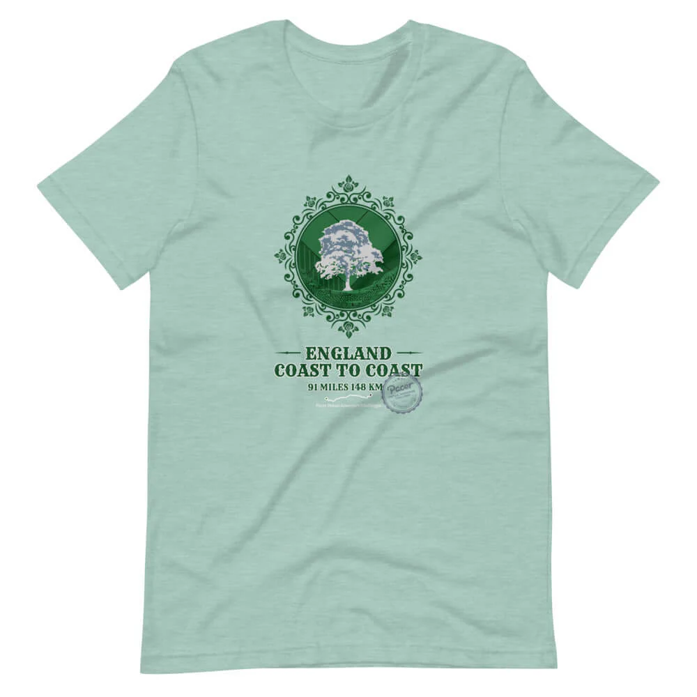 England Coast to Coast Virtual Challenge Unisex T-Shirt - Image 4