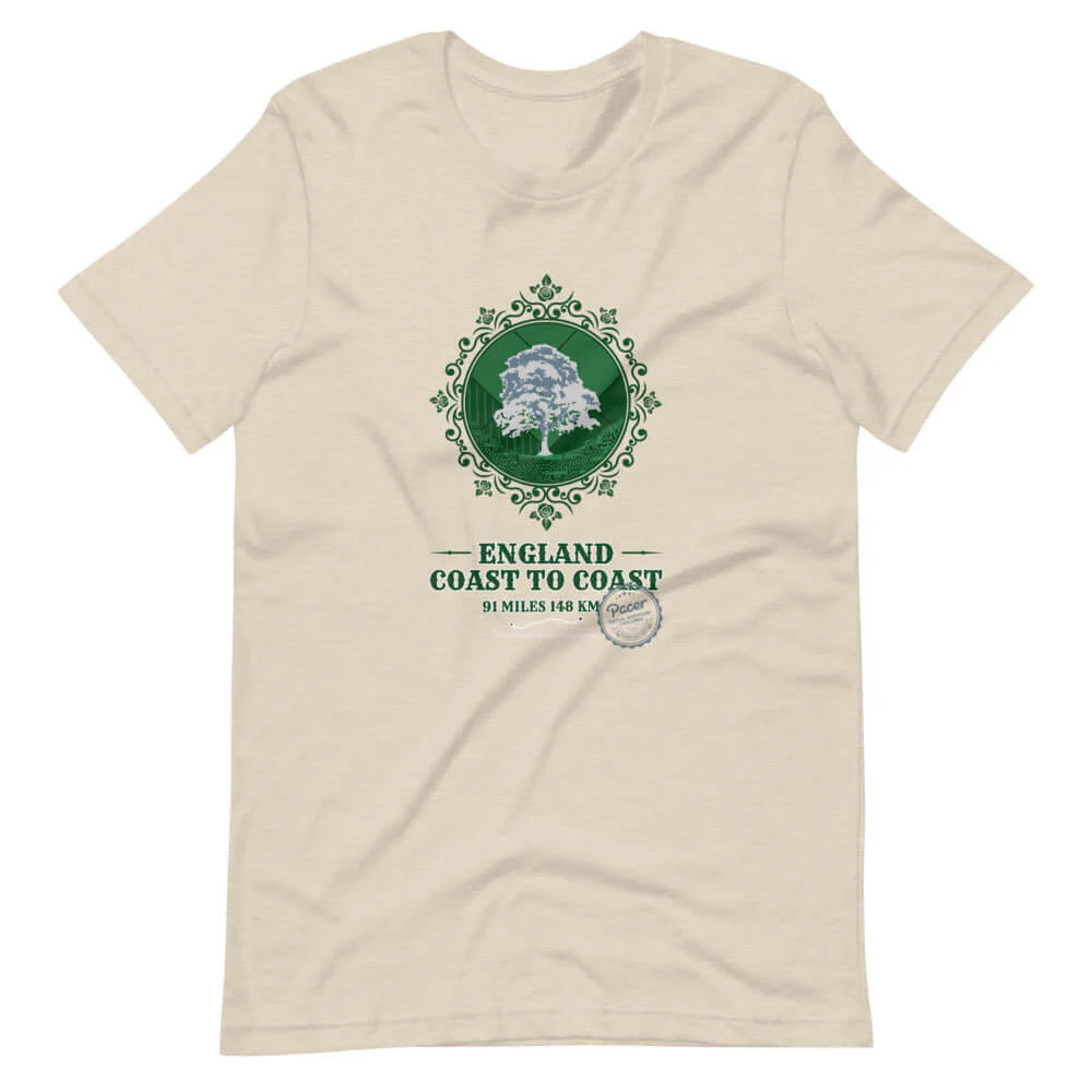 England Coast to Coast Virtual Challenge Unisex T-Shirt - Image 5