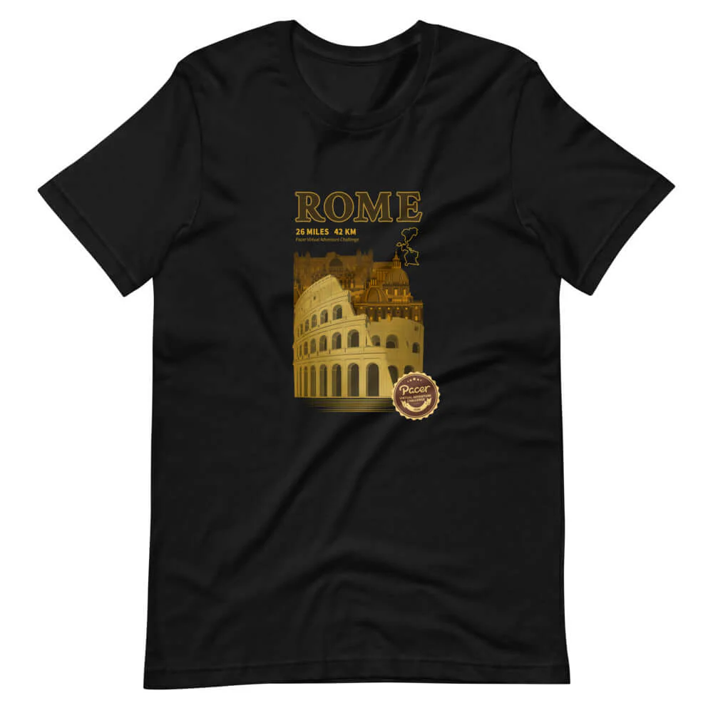 Rome Virtual Challenge Unisex T-Shirt - Image 5