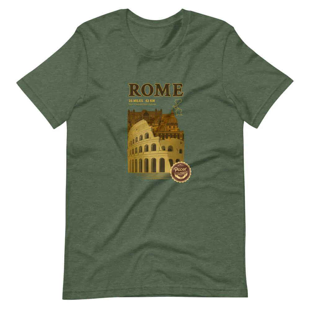 Rome Virtual Challenge Unisex T-Shirt - Image 6