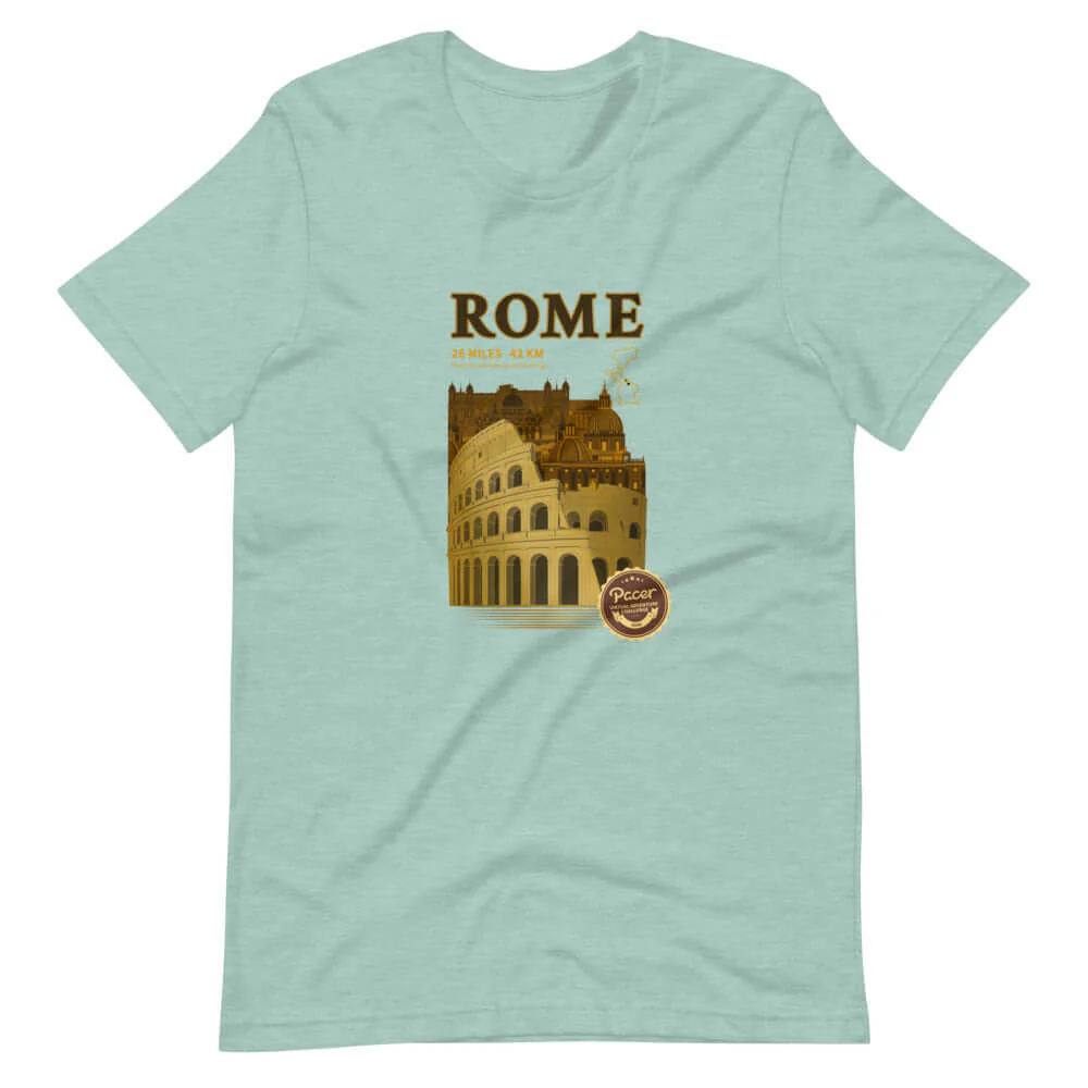 Rome Virtual Challenge Unisex T-Shirt - Image 7